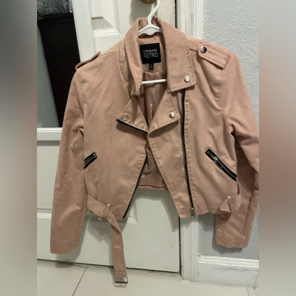 FORVER 21 Urban Retro Suede Jacket with Belt